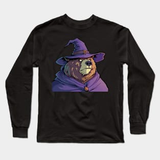 Grizzly as Witch - Grizzly Bear Halloween Long Sleeve T-Shirt